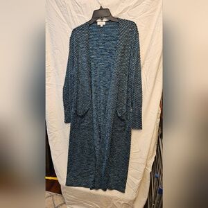 Large blue and black Lularoe Sarah